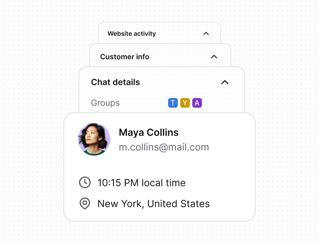 Detailed reports in Text App for financial services