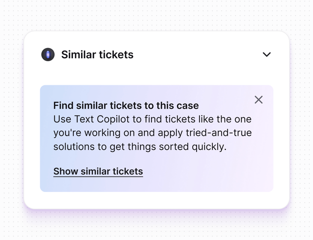 Text Intelligence in Text App for enterprise